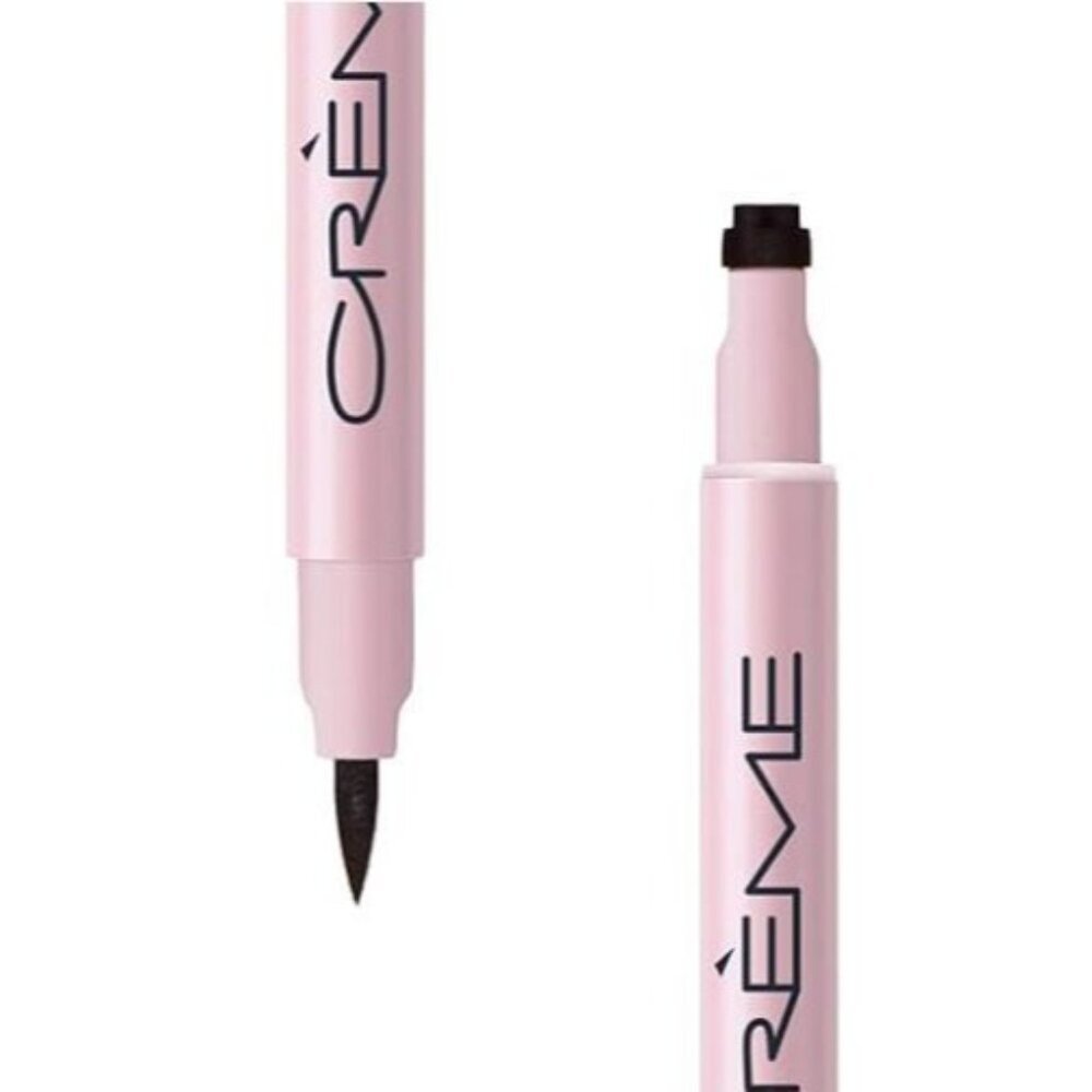 The Creme Shop Faux Freckle Stamp Deep Brown Heart Eyeliner Liquid Dual Sided